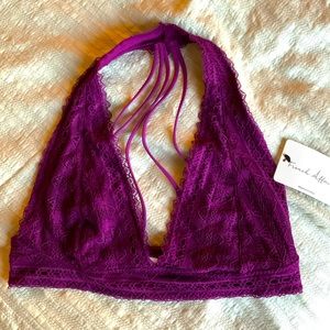 French Affair halter bralette NWT Size Med